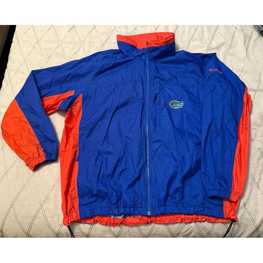 Columbia Florida Gators Jacket Men's XXL Windbreaker Packable Hooded Football